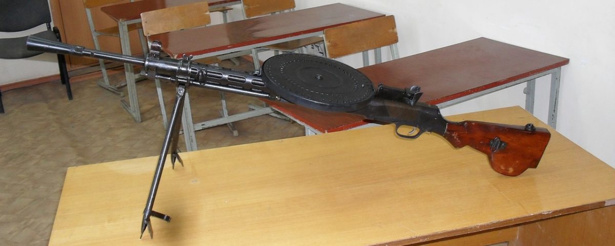 ДП-27 пулемет Дегтярёва в нашем тире